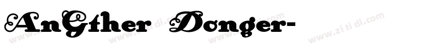 AnGther Donger字体转换